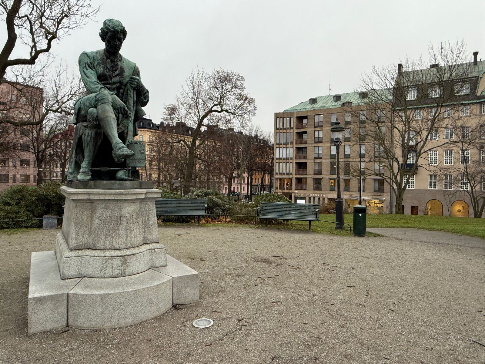 Chemist Carl Wilhelm Scheele Statue